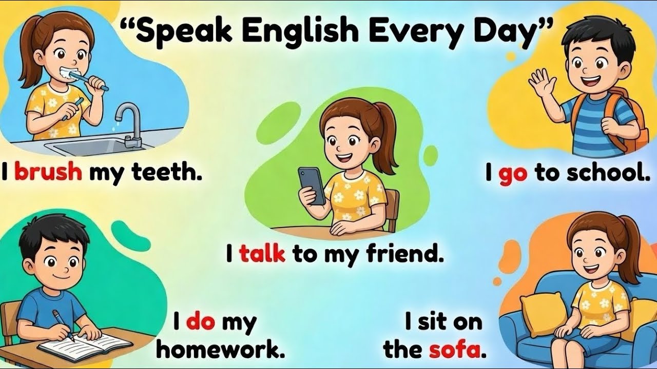 Speak English Every Day 🗣️🇺🇸 | 50 Daily Home Sentences You Must Know 🏠✨