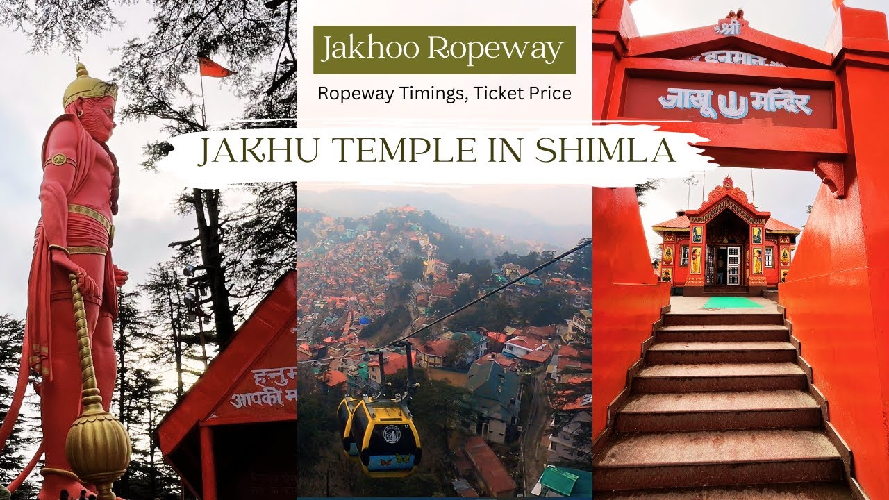 Jakhu Temple In Shimla | Jakhoo Ropeway Price Timings | Jakhu Hanuman Mandir | Shimla Tourist Places