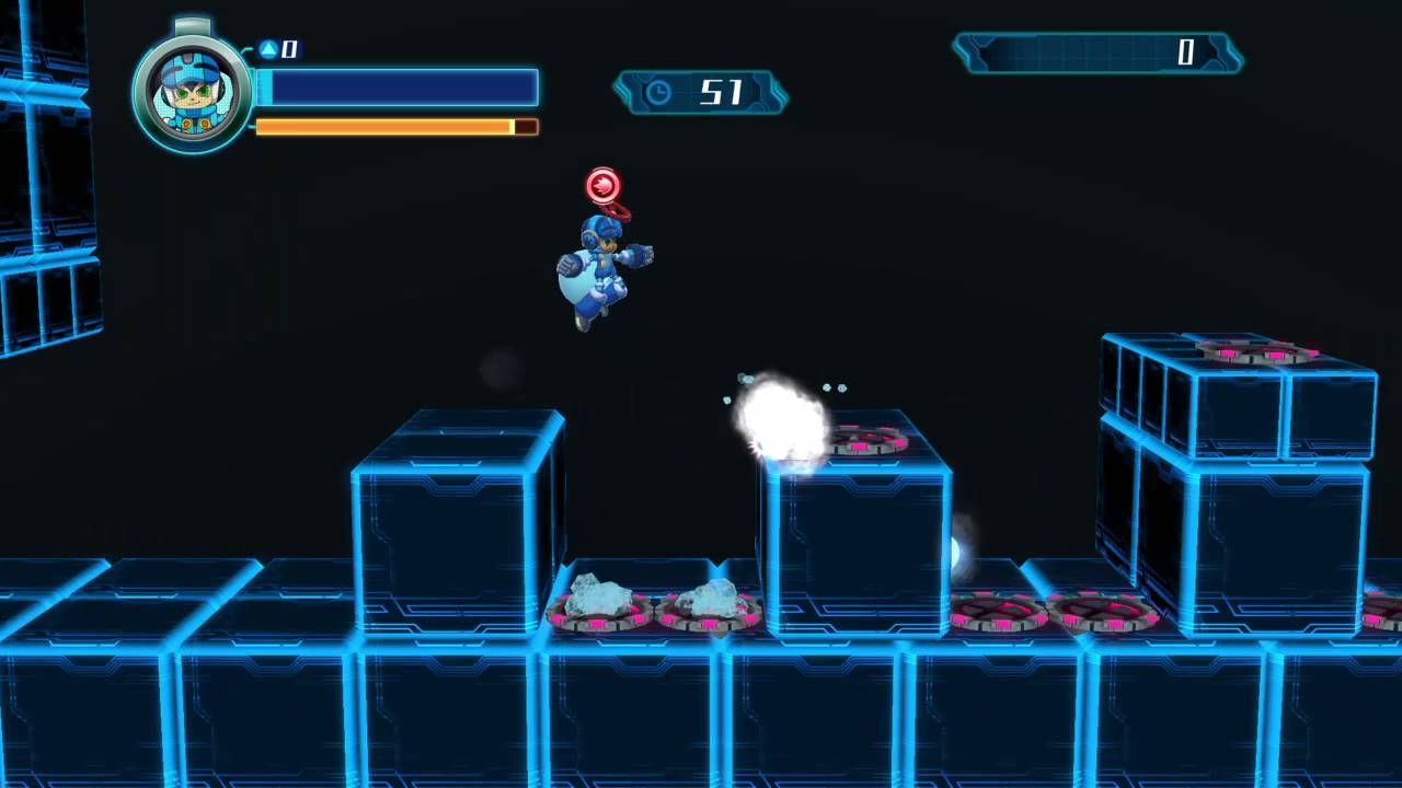 Mighty No. 9 - Solo challenge with Beck's Cryosphere (Mighty No. 2) transformation