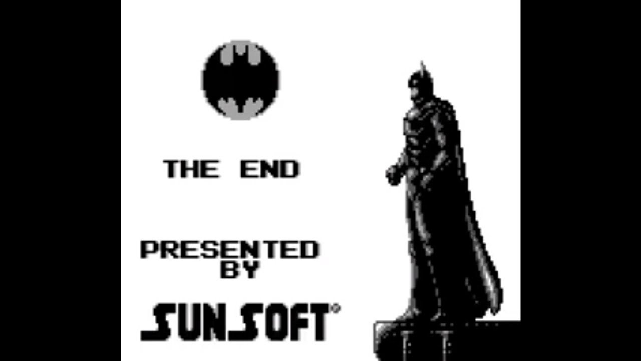 DC Batman 1989 Ending LongplayGameboy 1989 MichaelKeaton BruceWayne Batman Defeat The Joker Dead