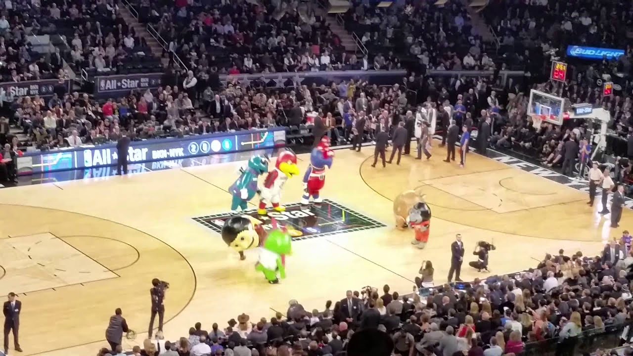 Inflatable Mascot Dance Party NBA All Star Game 2015