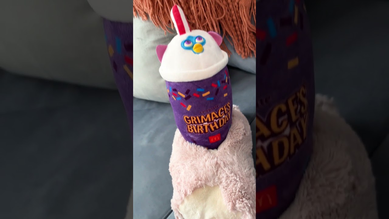 Grimace Shake furbies are on my Etsy! Link in channel ✨