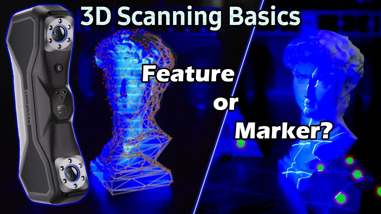 MetroX 3D Scanning - Marker and Feature Tracking