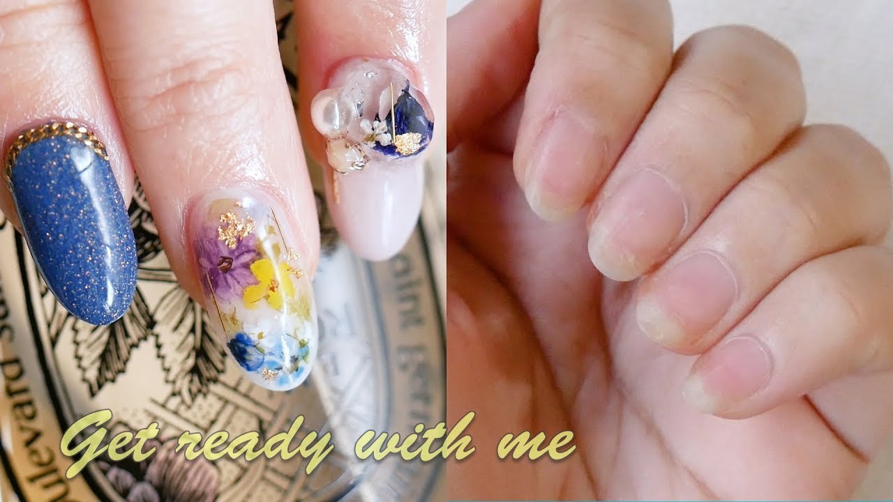 跟我一起做指甲!~Get ready with me | 延甲|前置|水彩|ネイル