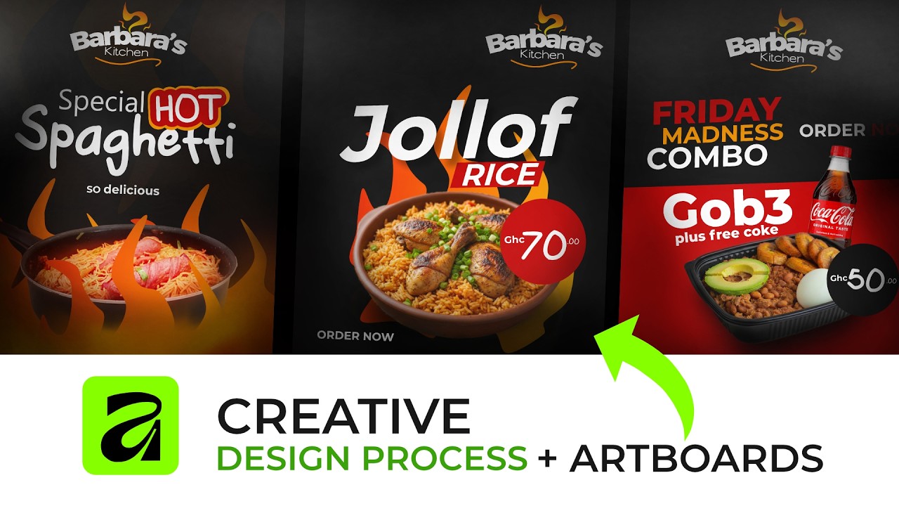 Affinity By Canva CREATIVE Design Using ARTBOARDS