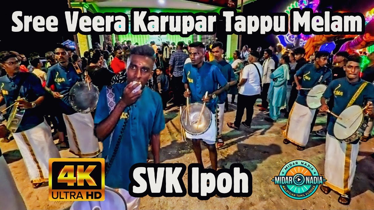 Sree Veera Karupar Tappu Melam Ipoh (SVK) | Buntong Idukattu Kaliamman Temple Thiruvizha 2025