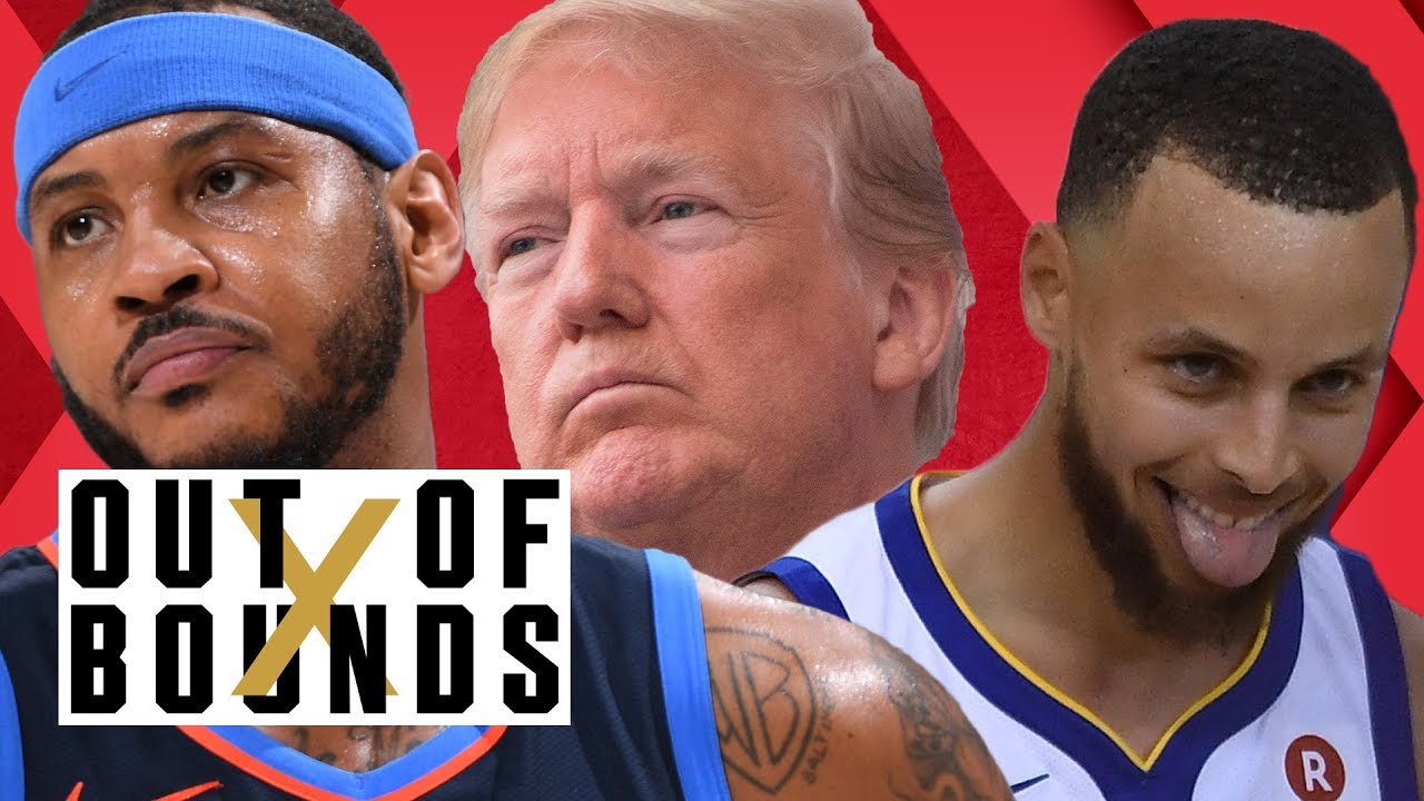 NBA Stars Hate Steph Curry; Trump Disinvites Eagles; Carmelo Anthony IG Hate | Out of Bounds