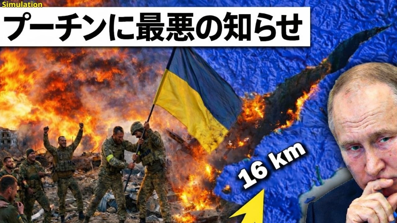 たった16kmの亀裂…南部戦線が今、崩壊し始めた | AI再現
