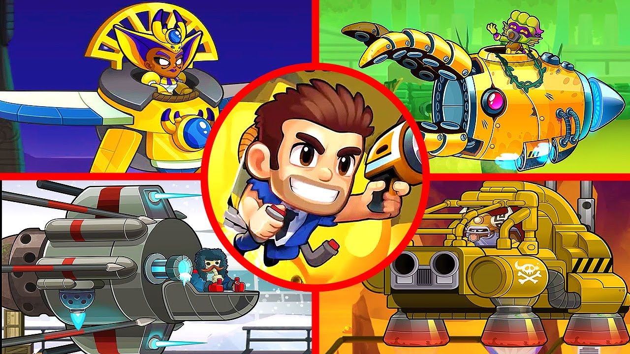Jetpack Joyride 2 - All Bosses (June 2023) 1080P 60 FPS
