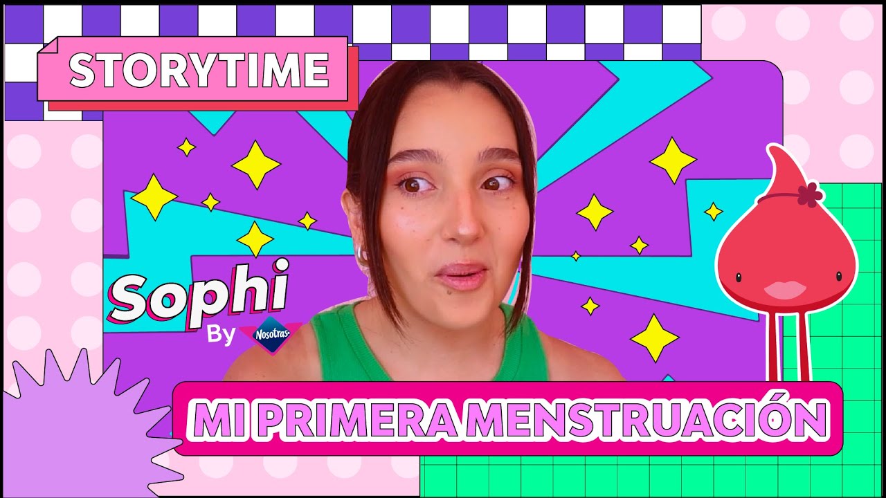 MI PRIMERA MENSTRUACI&Oacute;N 😱😅 no te imaginas c&oacute;mo reaccion&eacute; #STORYTIME | Sophi By Nosotras