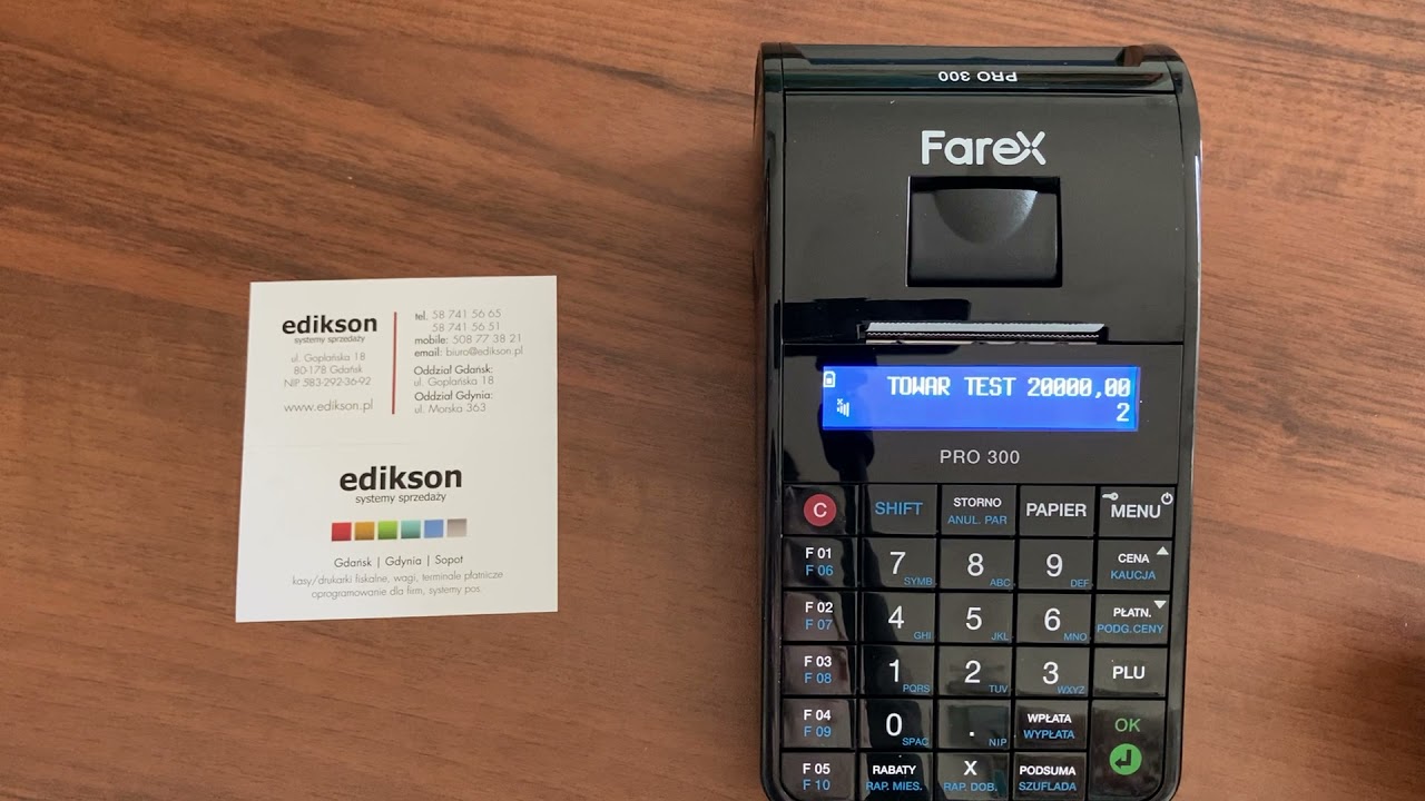 Kasa Farex PRO 300 - anulowanie paragonu
