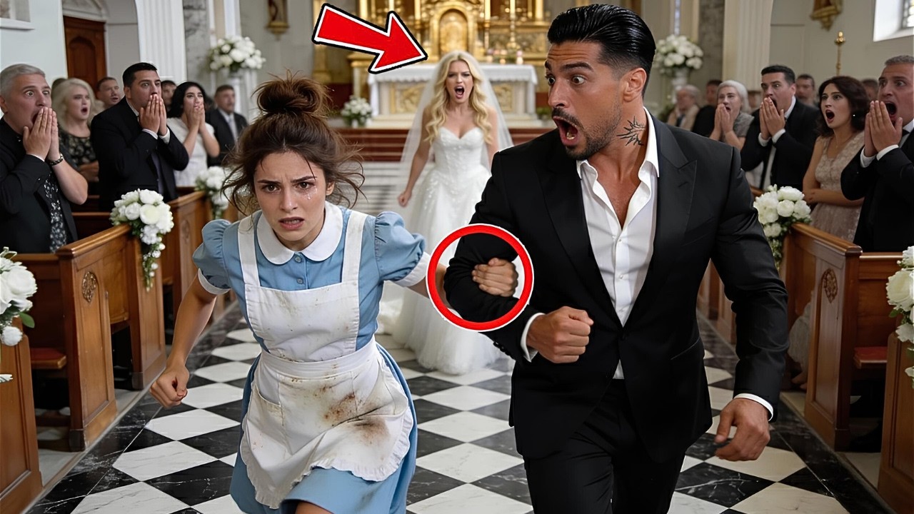 Mafiaboss fassungslos, als Kellnerin ihn aus der Hochzeit zog – was dann geschah, schockierte viele