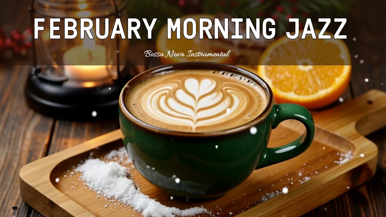 February Morning Jazz ☕ Happy Winter Jazz Cafe & Relaxing Bossa Nova Instrumental for Daily Energy