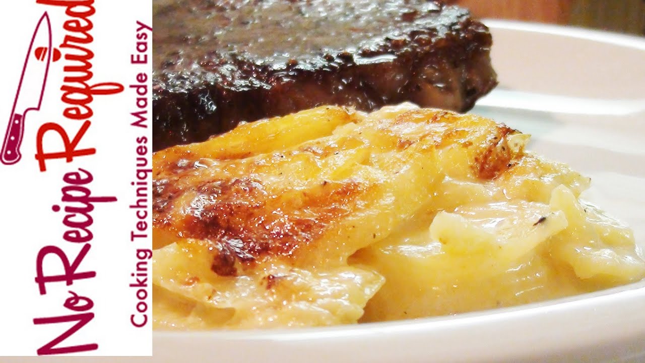 Potato Dauphinoise - NoRecipeRequired.com