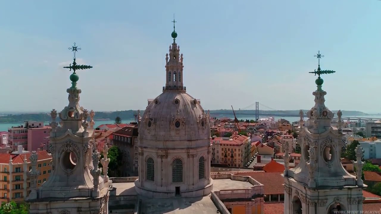 Lisbon from the Sky – A Relaxing Aerial Tour with Beautiful Music