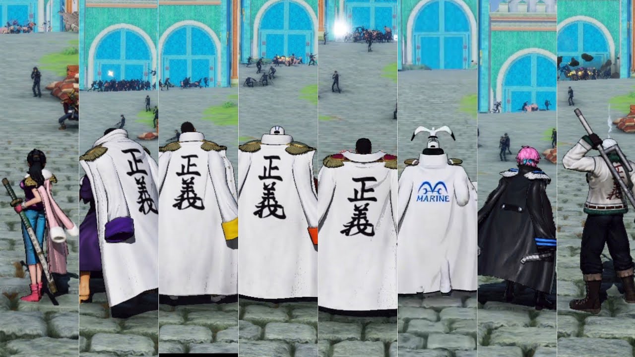 One Piece Pirate Warriors 4 : All Marines Skills & Ultimate Attacks