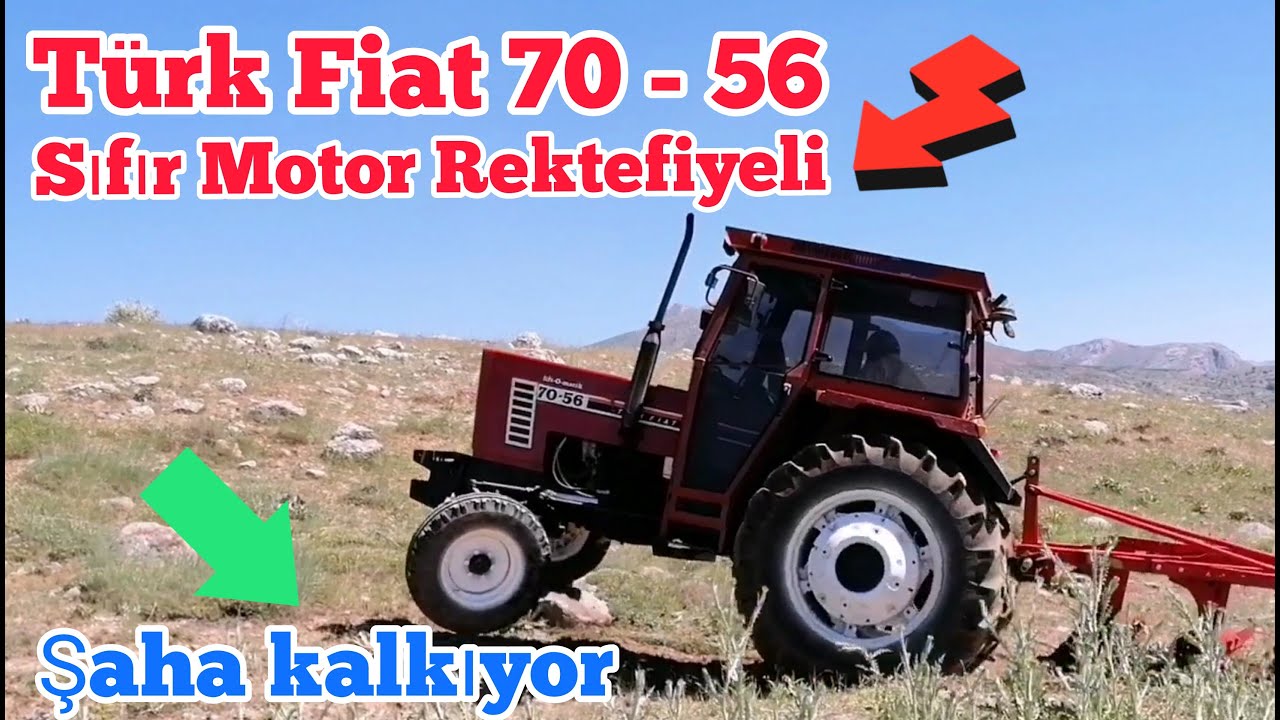 TÜRK FİAT 70 56 ( YENİ REKTEFİYELİ MOTOR) #Türkfiat7056 #Türkfiat #Newholland #traktörvideoları