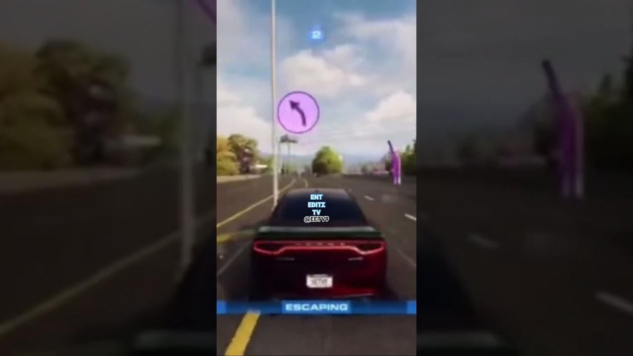 Cops chase Hellcat #easports #nfsub #highspeed #cops #fun