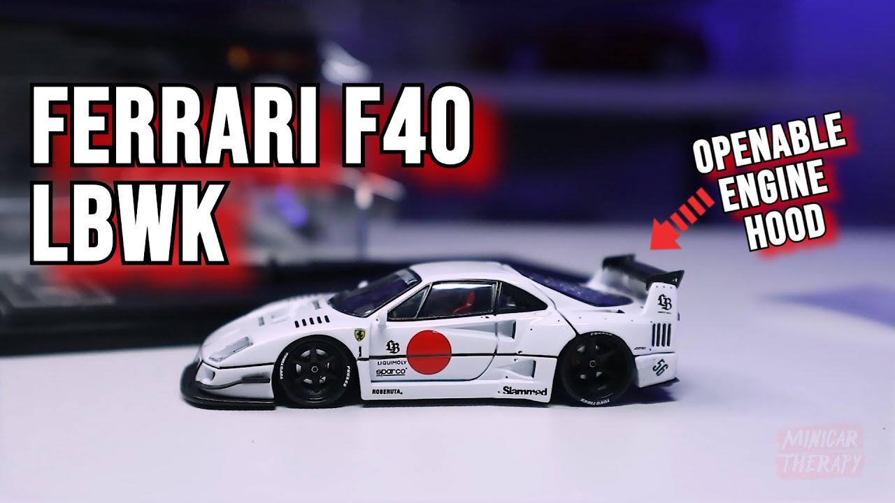 BISA BUKA KAP MESIN, DIECAST STAR MODEL FERRARI F40 LIBERTY WALK LBWK