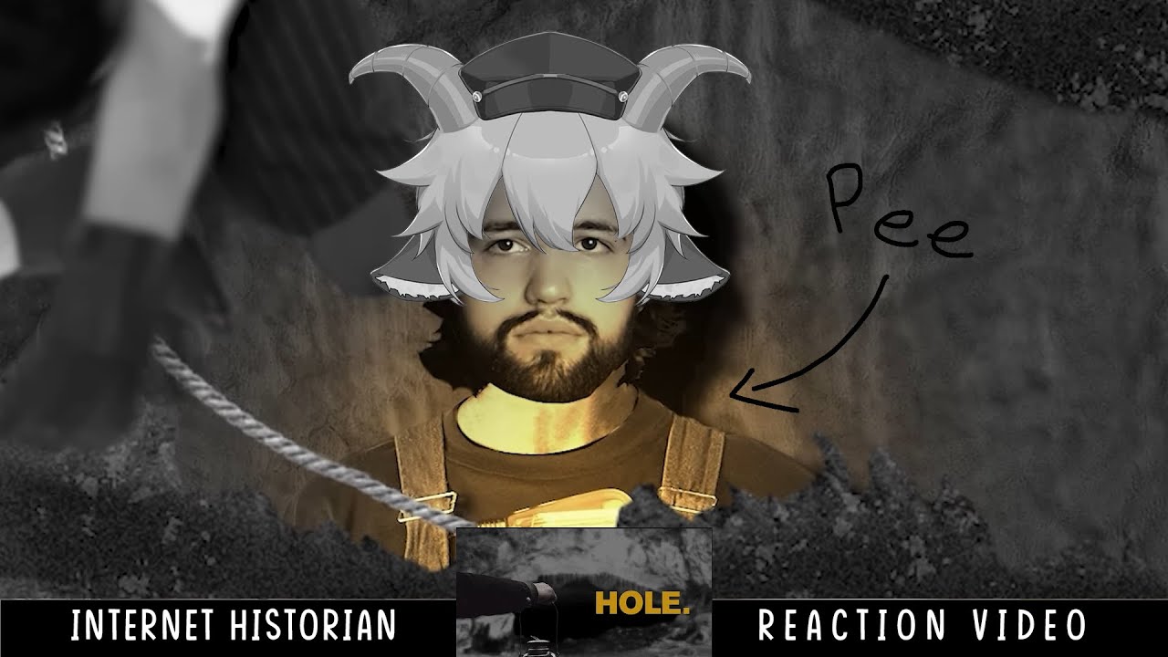 Femboy Vtuber Reacts To Man in Cave (Internet Historian)