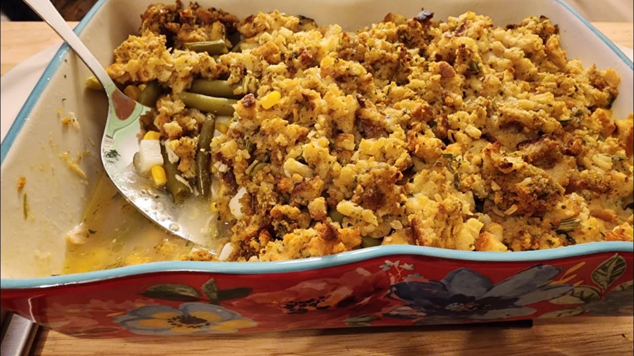 Chicken/Turkey Casserole - Dump Casserole &ndash; Recorded Live &ndash; Easy 1 Pot Meal - The Hillbilly Kitchen