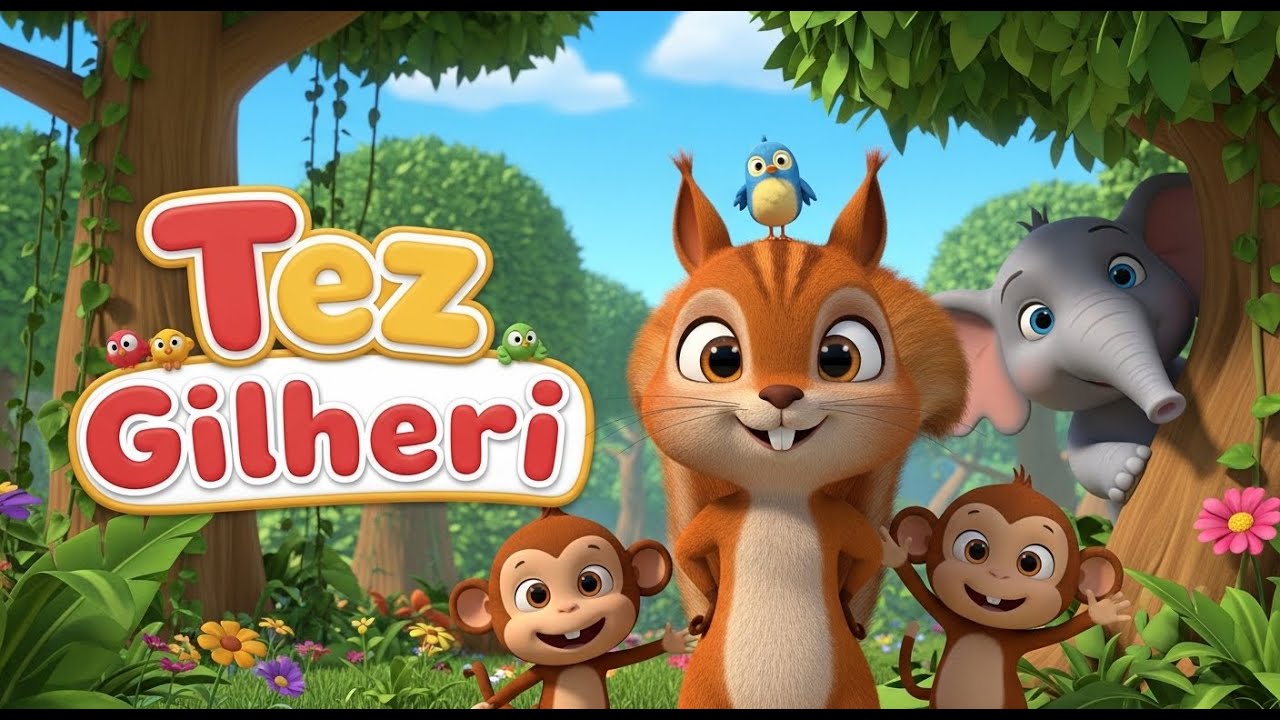 Tez gilheri and her jungle friends | #kidscartoon #nurseryrhymes