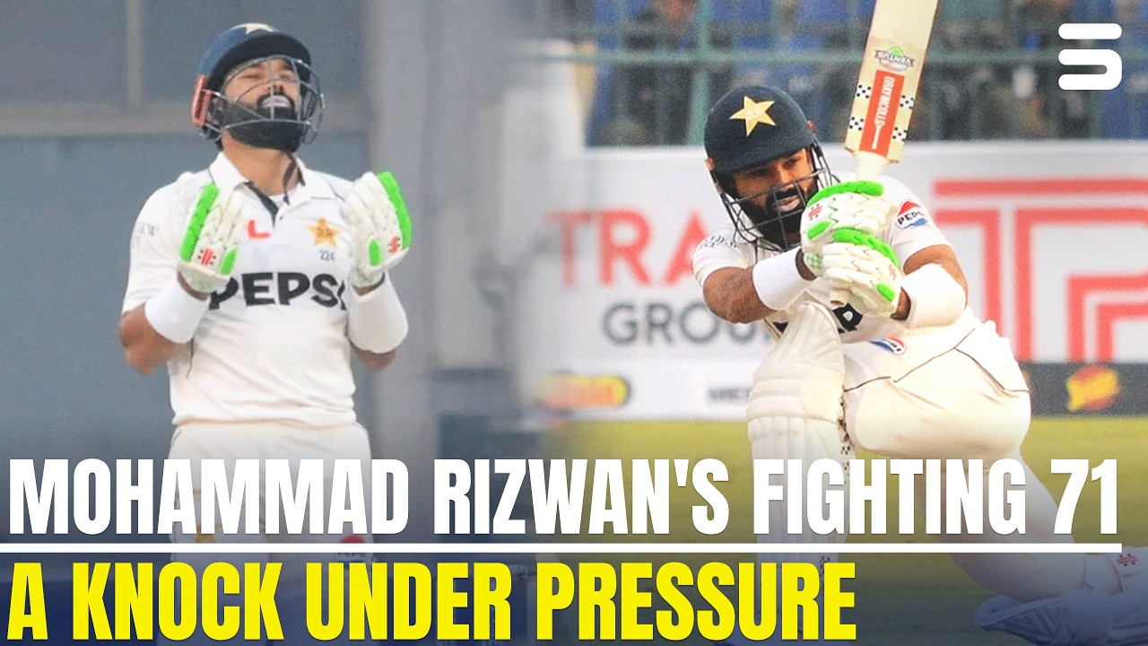 Watch Mohammad Rizwan's Match-Changing 71 Runs | 1st Test 2025 | PCB | MR1K