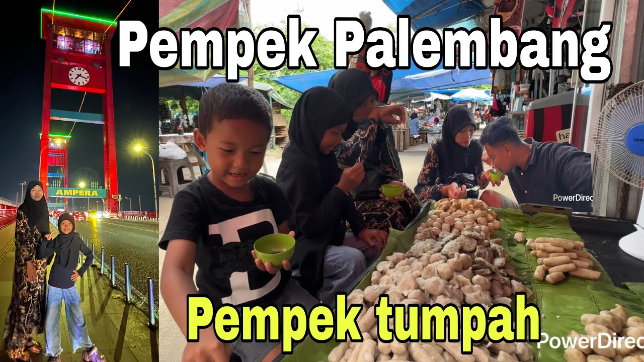 PEMPEK TUMPAH PALEMBANG⁉️ HARUS COBA SEMUA MEJA PEDAGANG 