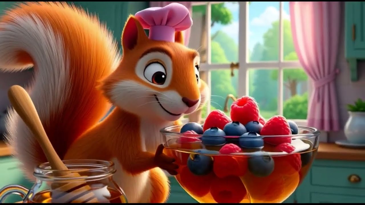 ¡A Cocinar con los Animalitos! 🐹🐿️ Canción Infantil de Cocina Sana | Música para Niños