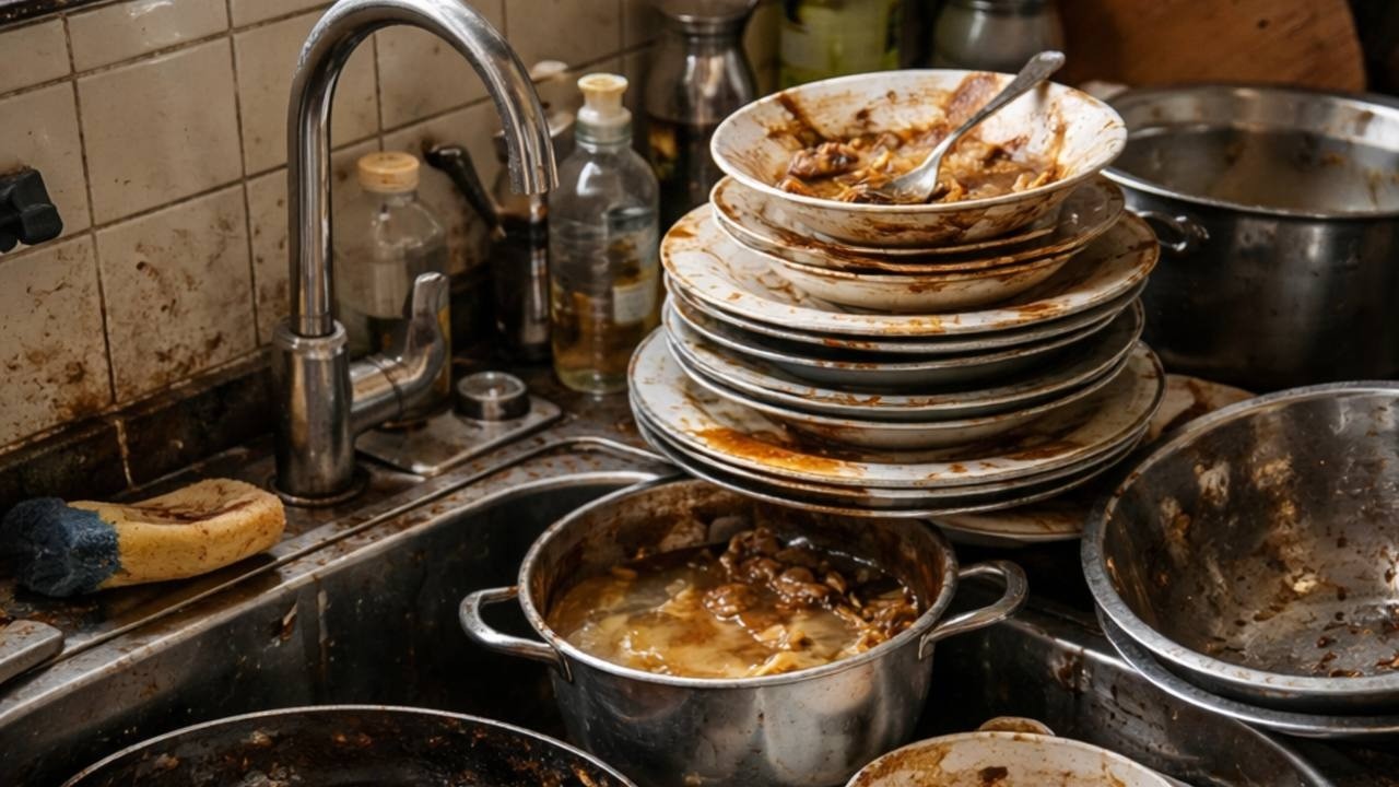 dishwashing whisper: Liquid Gold Flow ✨ | Ultra Satisfying Dishwashing🍽️ Ritual