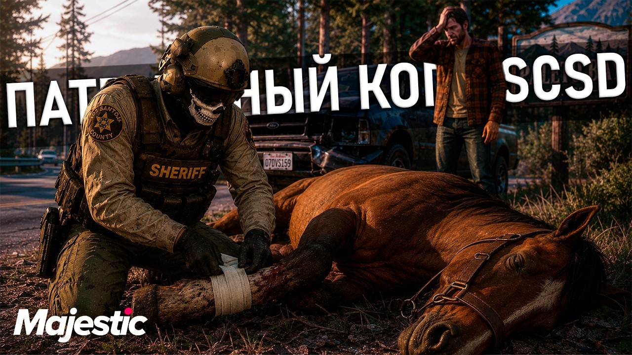 🔴ПАТРУЛЬНЫЙ КОП LSCSD ДЕНЬ 52 | MAJESTIC RP👑