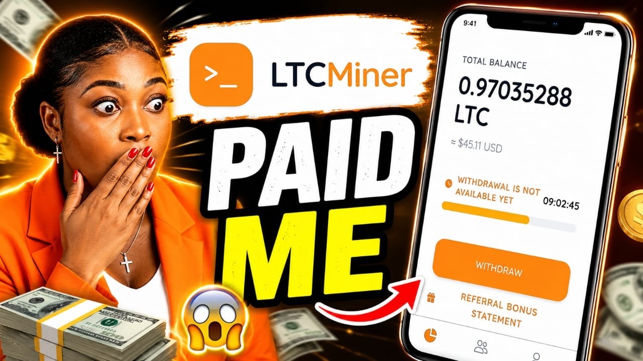 This Crypto Mining App Paid Me! 😳 | LTCMiner Review