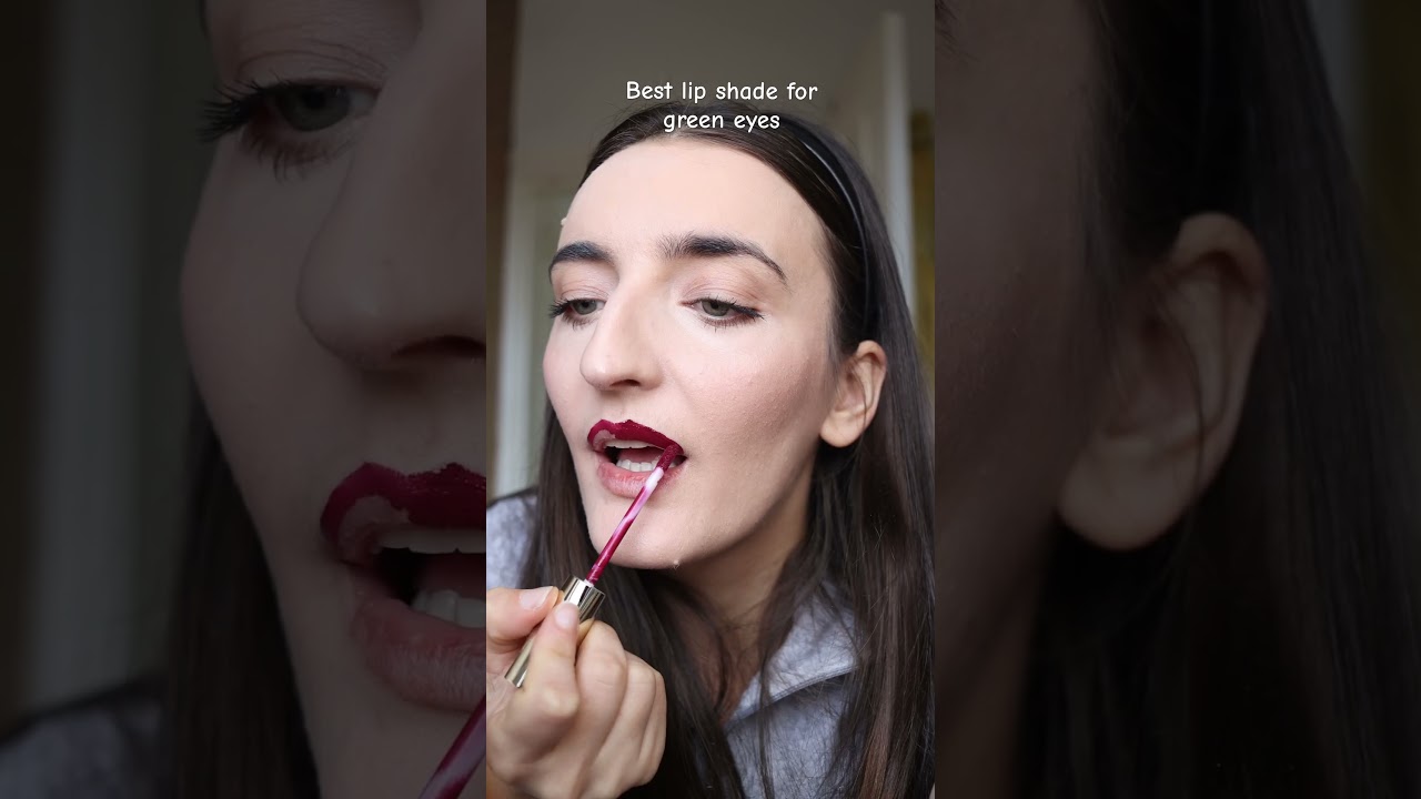 Found the best lipstick for green eyes #lipstick #darklips #greeneyes