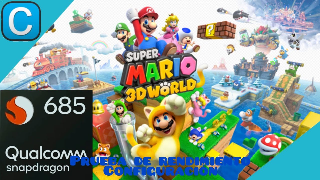 Super Mario 3D World Wii U - Cemu Emulator (Snapdragon 685) Redmi Note 13 Test | Configuración
