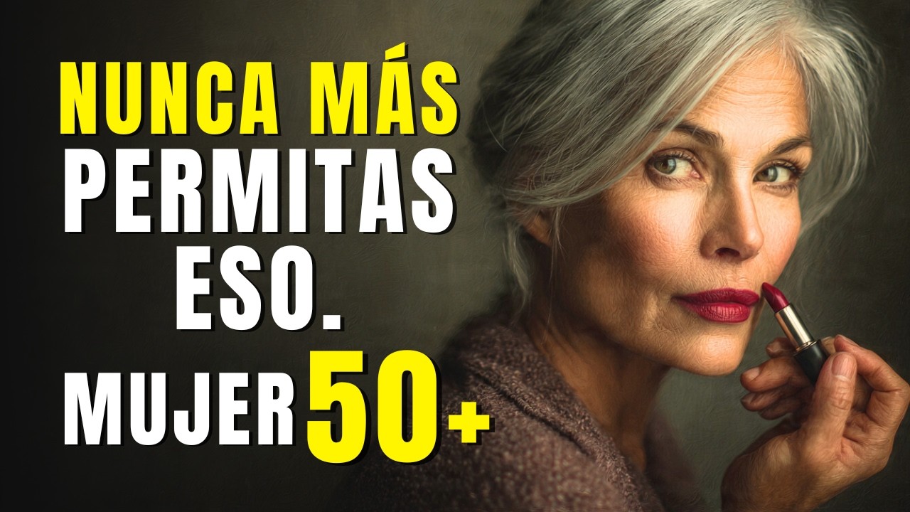 7 cosas que nunca más debes tolerar a los 50 años | mujer 50+