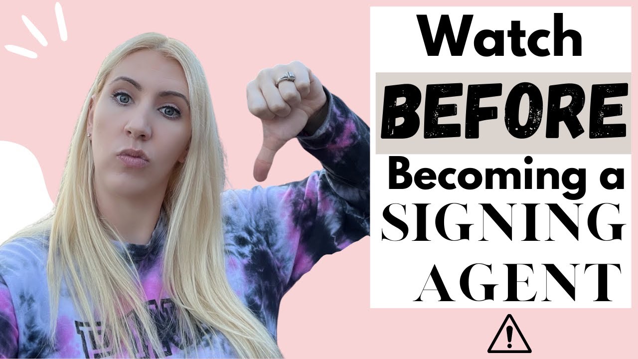CONS of being a loan signing agent