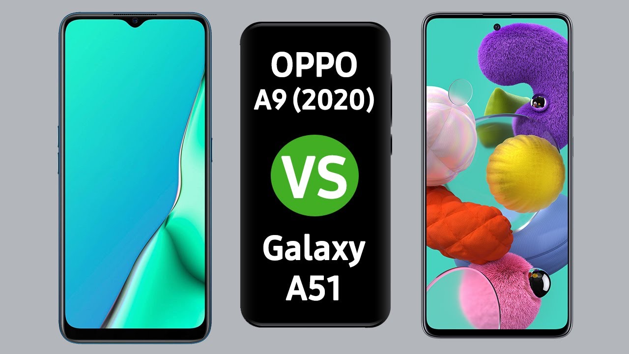 Samsung A51 vs Oppo A9 (2020) - #مقارنة_مواصفات