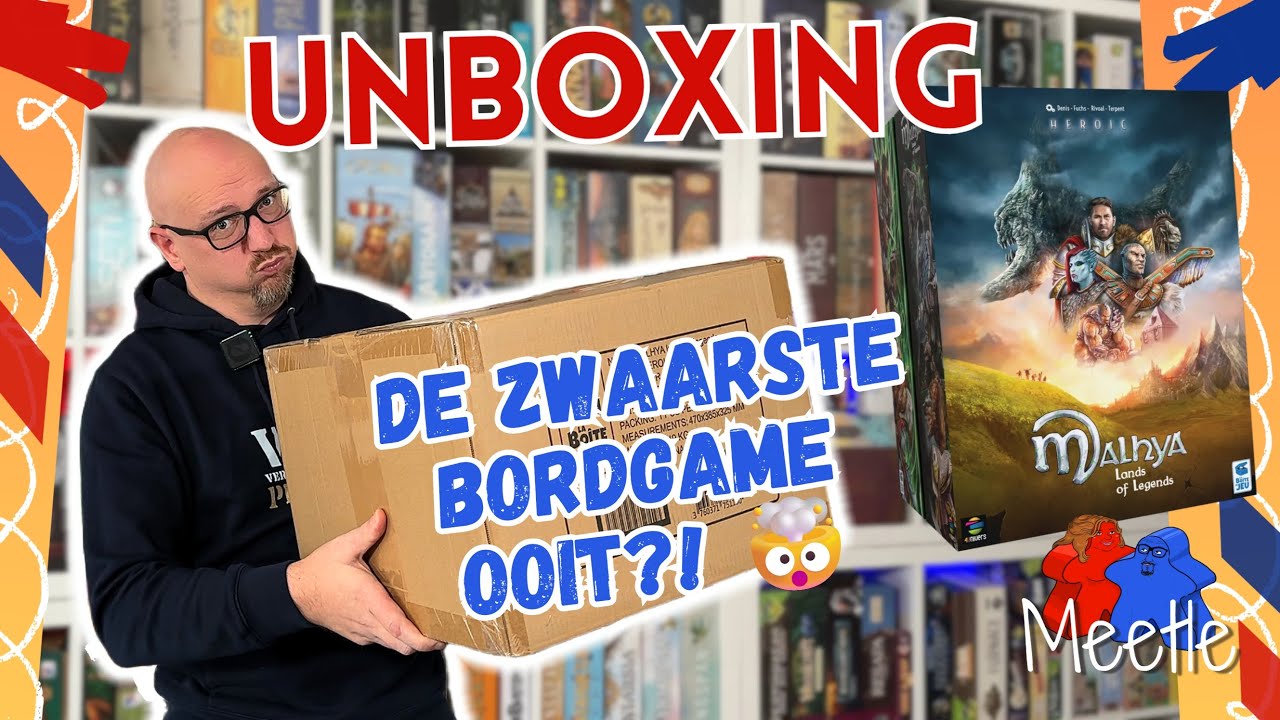 Unboxing Malhya: Lands of Legends - Gigantische Boardgame! 😱