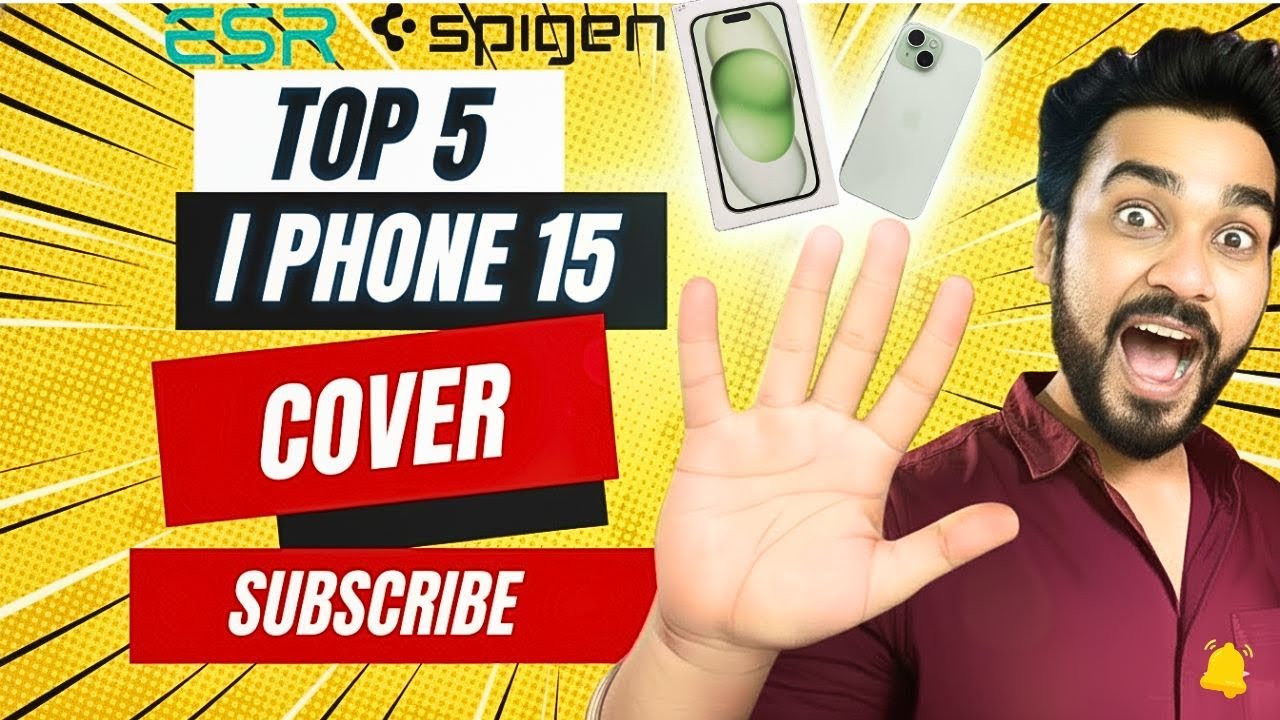 Iphone 15 Top 5 Case & Cover || Spigen || ESR || Military Certified Case