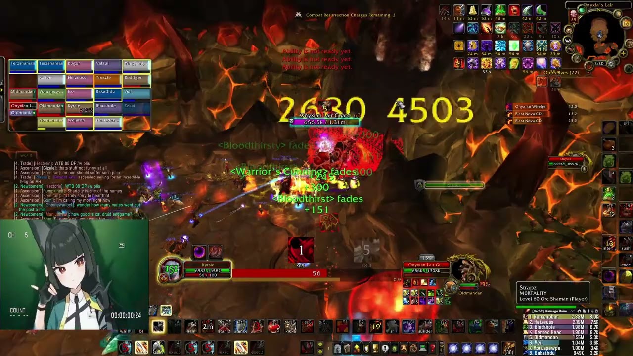 Ascension Onyxia's Lair: Mythic Onyxia (Titan's Grip Fury Warrior POV)