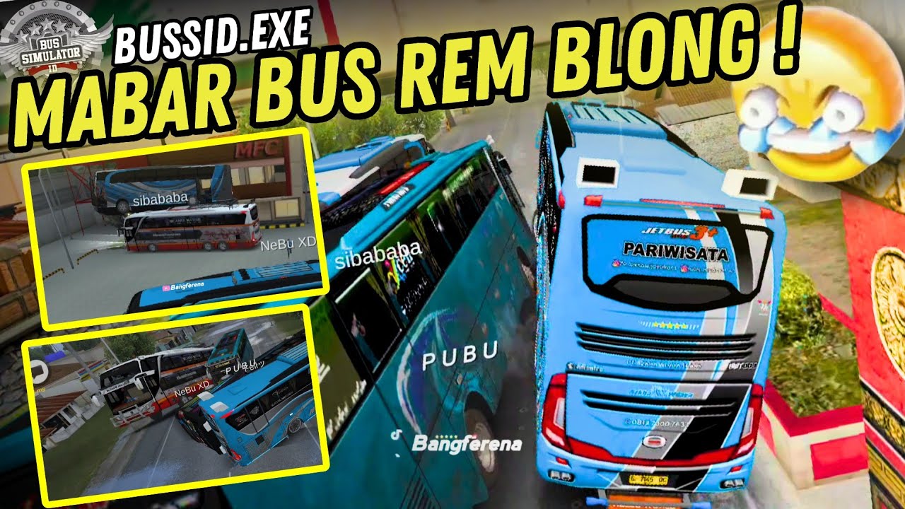 AKSI MABAR BRUTAL SOPIR BUSSID 🤣‼️ || MEME BUSSID EXE