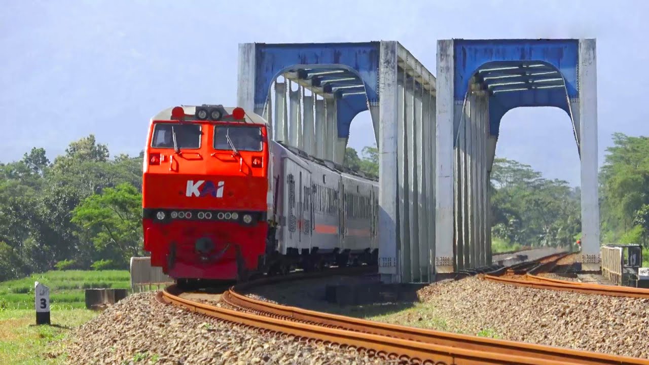 KERETA API SUPER NGEBUT‼️ SEHARIAN HUNTING 25 KERETA API DI JEMBATAN LOGAWA
