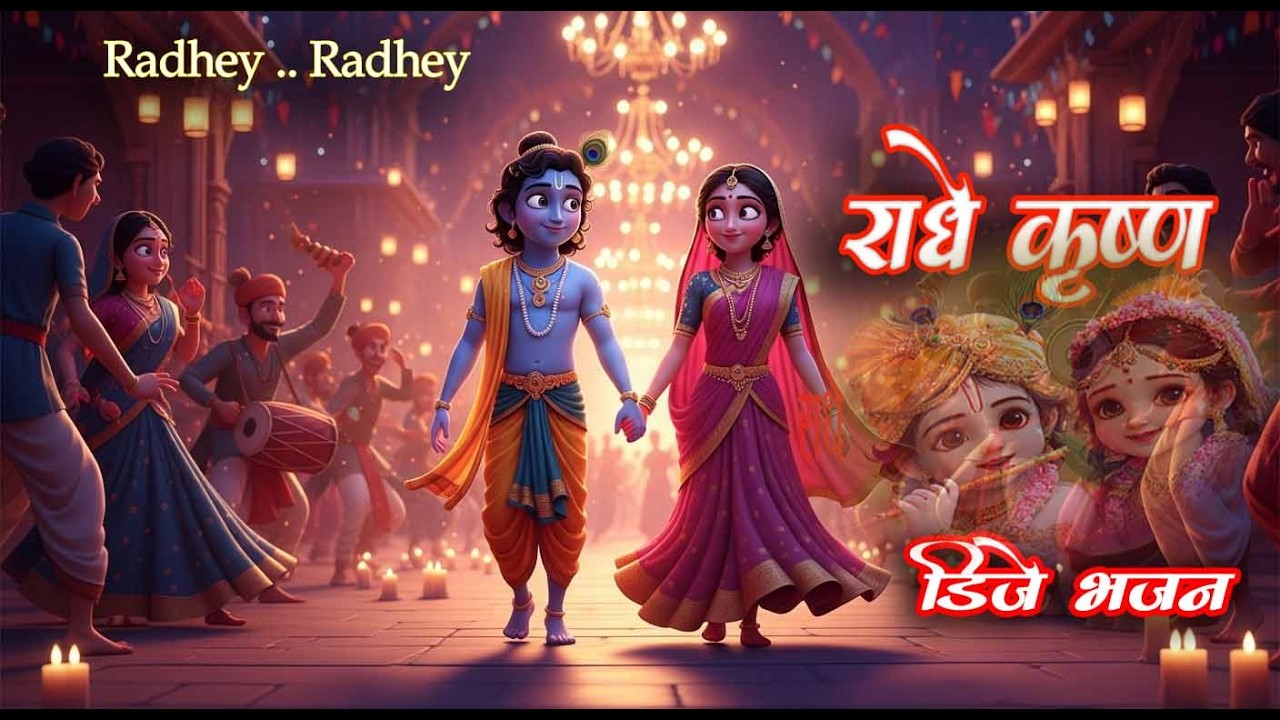 Shri Krishna DJ Song 💙 Romantic Radha Krishna Dance | Wedding DJ Bhajan | New 2026