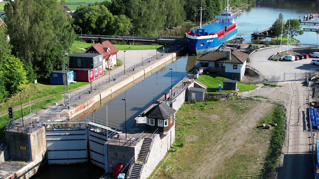 Lilla edet first sluss in sweden