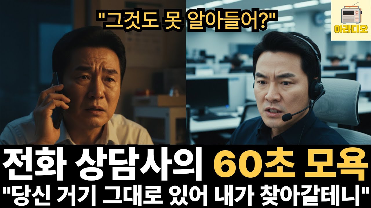 전화 상담사의 모욕적 태도에 직접 통신사를 찾아간 남자의 정체에 사색되는 상담사#라디오사연 #오디오북 #가족사연 #노후사연