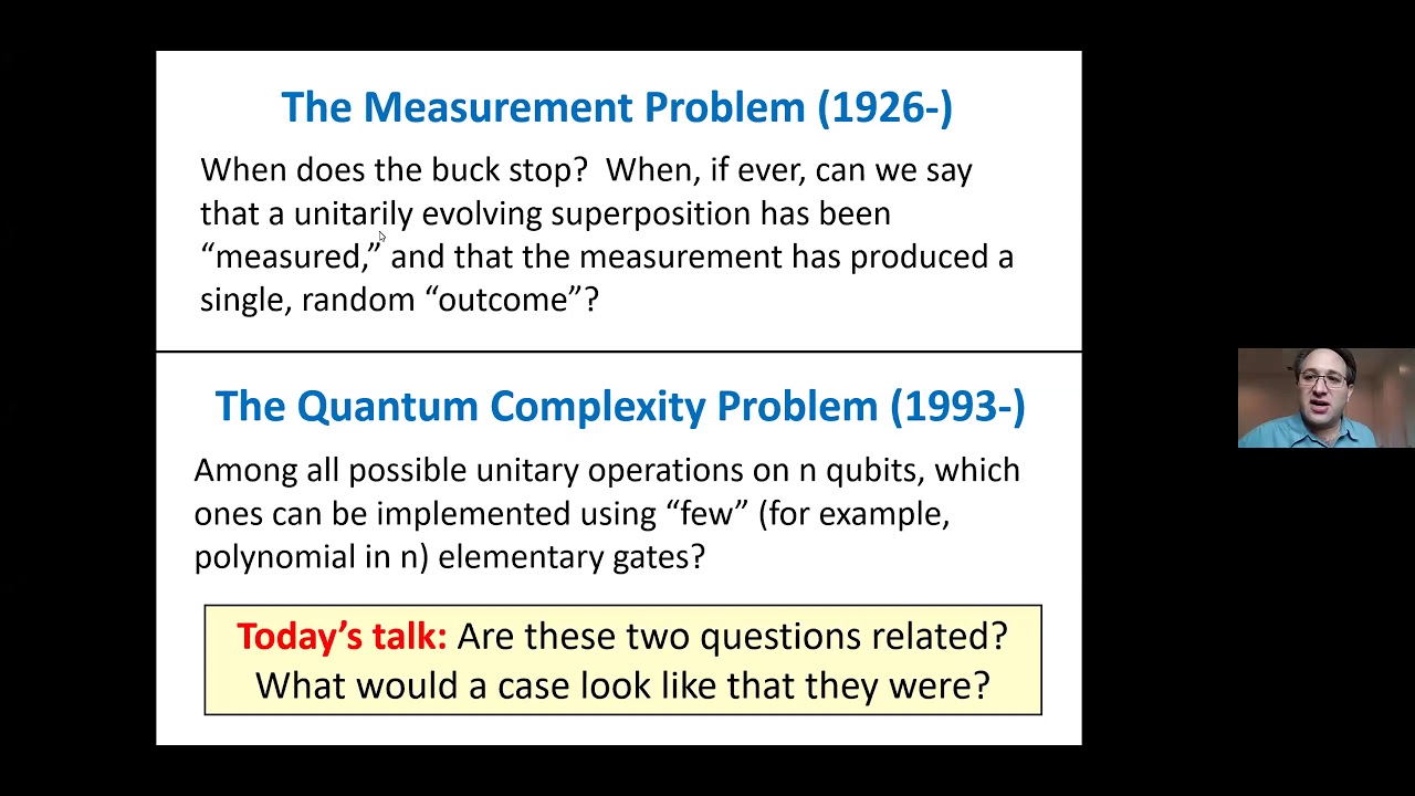 Scott Aaronson - Schrödinger's Cat and Quantum Necromancy