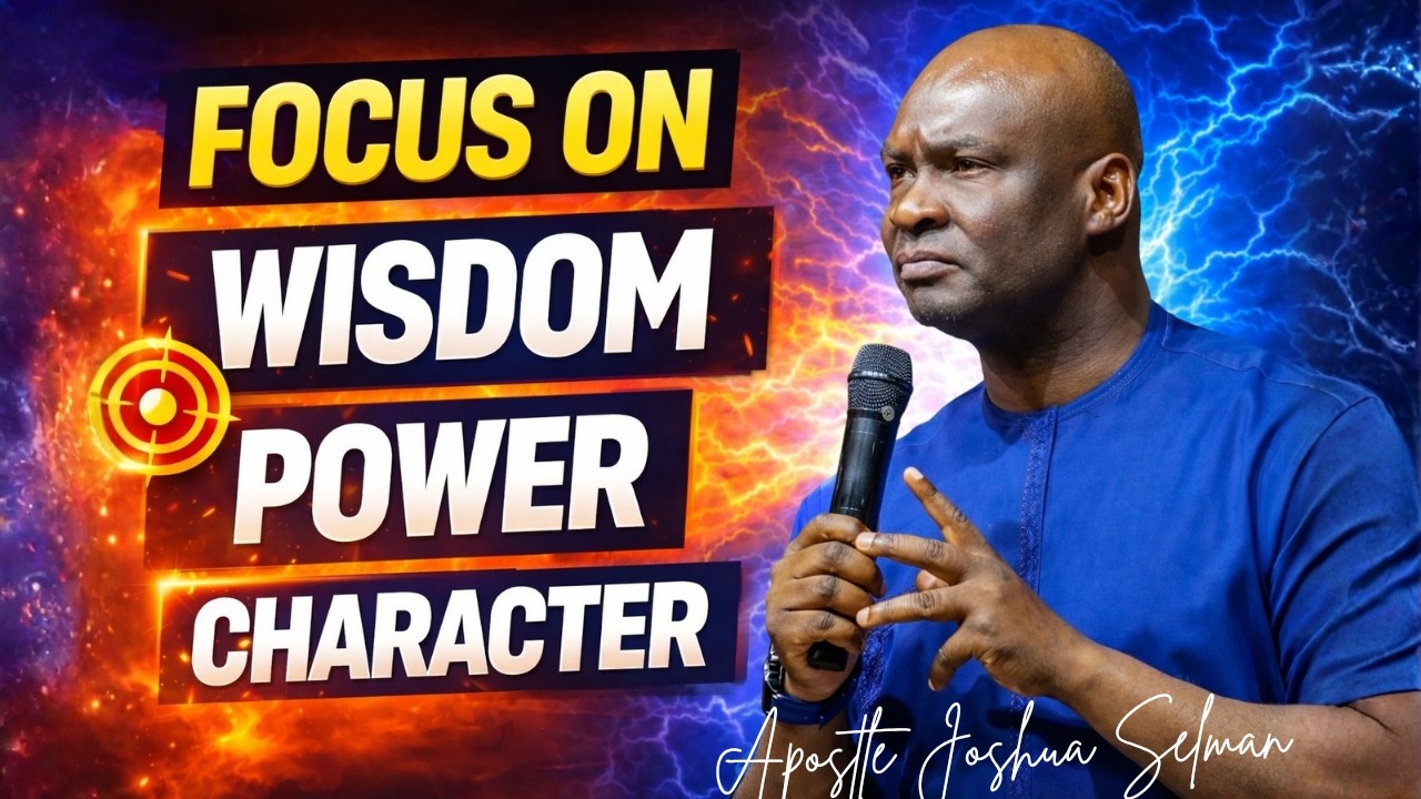FOCUS ON YOURSELF! GO FOR WISDOM ,POWER WND CHARACTER - APOSTLE JOSHUA SELMAN