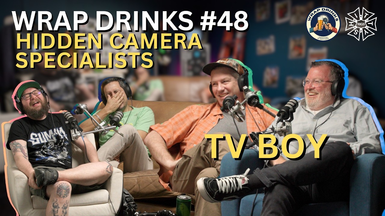 Wrap Drinks Ep. #048 - Hidden Camera Specialists + TV Boy Founders Chris Morgan and Andrew Lane