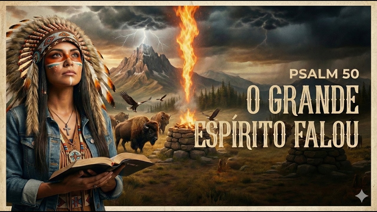 Quando o Céu Fala e o Fogo Responde | Música Cristã Inspirada no Salmo 50 #salmo50 #louvor