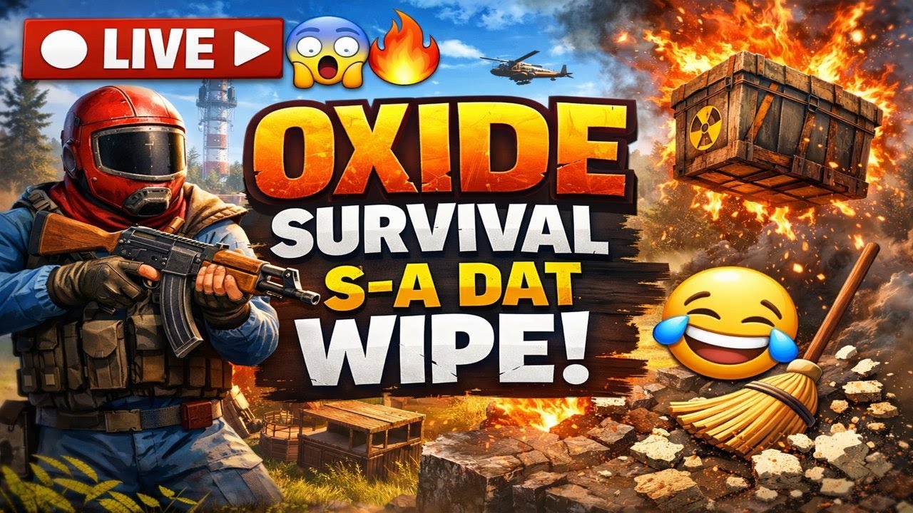 🔴 LIVE | OXIDE SURVIVAL MOBILE/PC | WIPE